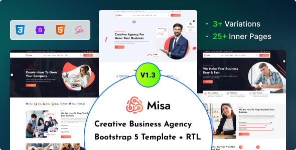 Misa - Creative Business Agency Bootstrap 5 Template Misa - Creative Business Agency Bootstrap 5 Template