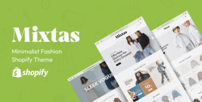 Mixtas - Minimalist Fashion Shopify Theme OS 3.0 (Theme Block)