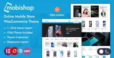 Mobishop - Mobile Phone & Gadgets Store WooCommerce Theme