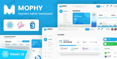 MOPHY - Payment React Redux Admin Dashboard Template