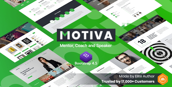 Motiva - Mentor, Coach and Speaker Website Template Motiva - Mentor, Coach and Speaker Website Template