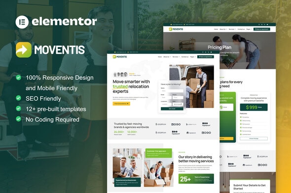 Moventis - Moving Company & Relocation Service Elementor Pro Template Kit Moventis - Moving Company & Relocation Service Elementor Pro Template Kit