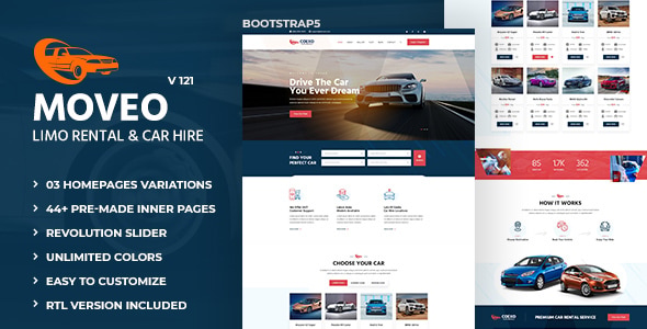 Moveo: Party Buses, Limo Rental and Car Hire HTML Template Moveo: Party Buses, Limo Rental and Car Hire HTML Template