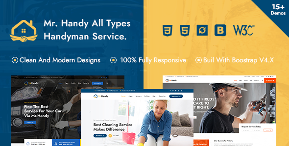 MrHandy - Handyman Multi-Services HTML Template MrHandy - Handyman Multi-Services HTML Template