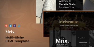 Mrix - Creative Multi-Niche Template