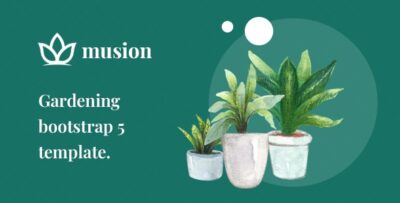 Musion - Gardening and Landscaping HTML Template