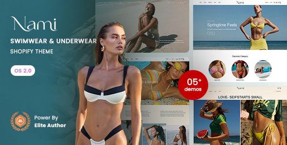 Nami - Swimwear & Underwear Shopify 2.0 Theme Nami - Swimwear & Underwear Shopify 2.0 Theme