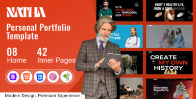 Natha - Personal Portfolio HTML Template
