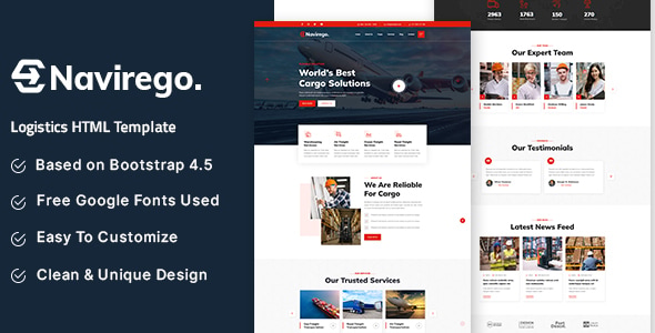 Navirego - Logistics HTML Template Navirego - Logistics HTML Template