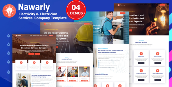 Nawarly - Electricity Repairing & Electrician Services Template Nawarly - Electricity Repairing & Electrician Services Template