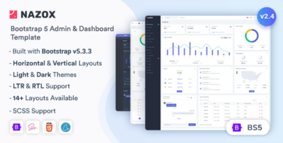Nazox - Admin & Dashboard Template