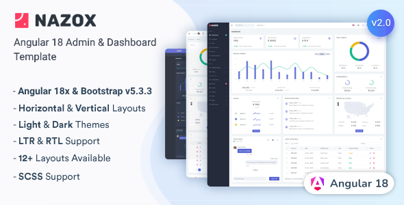 Nazox - Angular 18 Admin & Dashboard Template Nazox - Angular 18 Admin & Dashboard Template