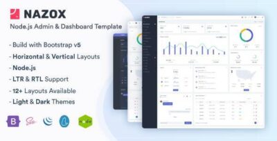 Nazox - Node.js Admin & Dashboard Template