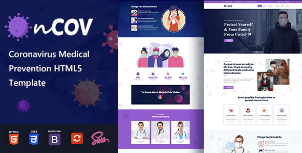Ncov - Coronavirus Medical HTML Template Ncov - Coronavirus Medical HTML Template