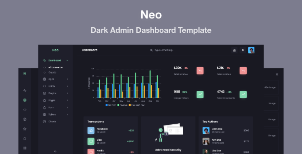 Neo - Responsive Admin Dashboard Template Neo - Responsive Admin Dashboard Template