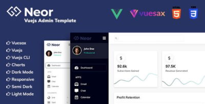 Neor - Vuejs Admin Template