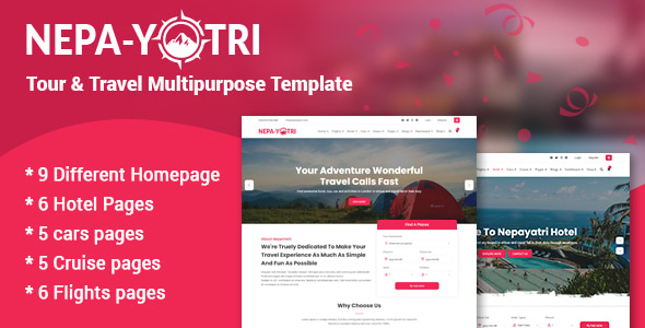 Nepayatri - Tour & Travel Multipurpose Template Nepayatri - Tour & Travel Multipurpose Template