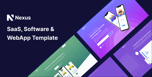 Nexas - Saas & Software Landing Page Template Nexas - Saas & Software Landing Page Template