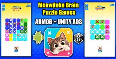 NextLevelGames | Meowdoku Brain Puzzle 2D Unity Game Template