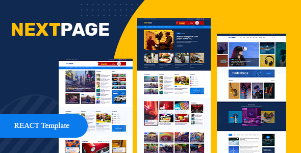 Nextpage React - Magazine & Newspaper Template Nextpage React - Magazine & Newspaper Template