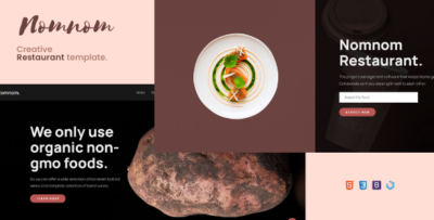 Nomnom - Creative Restaurant Template