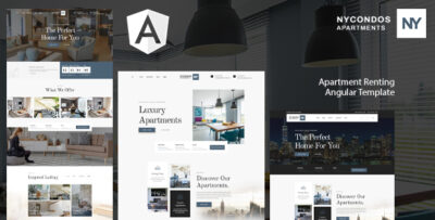 NYCondos - Apartment Renting Angular Template