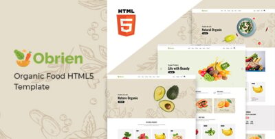 Obrien - Organic Food HTML5 Template