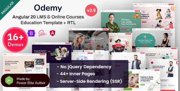 Odemy - Angular 20+ Online Courses & Education Template Odemy - Angular 20+ Online Courses & Education Template