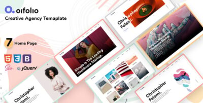 Oifolio- Creative Agency Bootstrap HTML Template