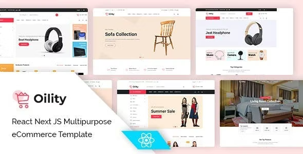 Oility - React Next JS Multipurpose eCommerce Template Oility - React Next JS Multipurpose eCommerce Template