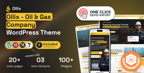 Oilix - Oil & Gas Company WordPress Theme Oilix - Oil & Gas Company WordPress Theme