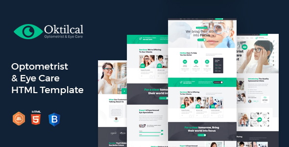 Oktilcal - Optometrist & Eye Care HTML Template Oktilcal - Optometrist & Eye Care HTML Template