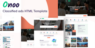 Onoo - Classified Ads HTML Template