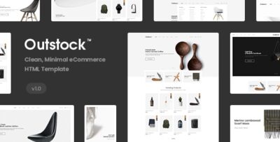 Outstock - Clean Minimal eCommerce Bootstrap 5 Template