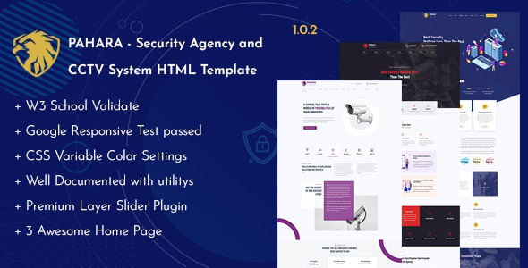 Pahara - Security Agency HTML Template Pahara - Security Agency HTML Template