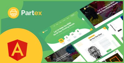 Partex - Printing Services Angular Template