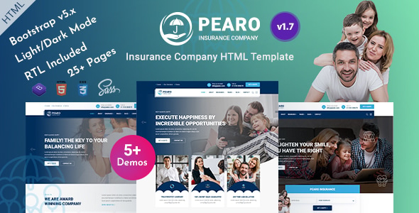 Pearo - Insurance & Loan Company Bootstrap 5 Template Pearo - Insurance & Loan Company Bootstrap 5 Template