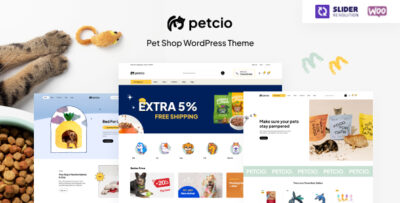 Petcio - Pet Store WooCommerce WordPress Theme