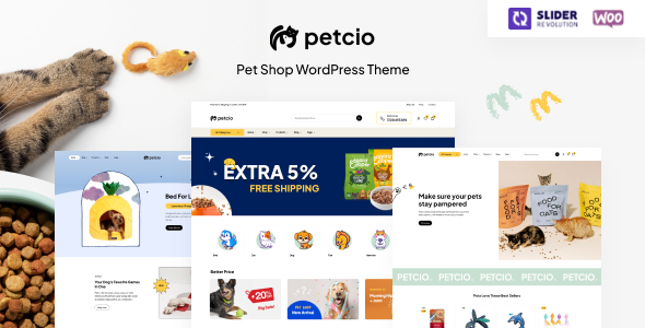 Petcio - Pet Store WooCommerce WordPress Theme Petcio - Pet Store WooCommerce WordPress Theme