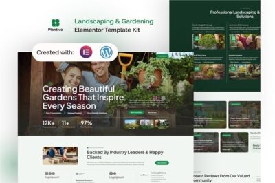 Plantivo - Landscaping & Gardening Elementor Template Kit