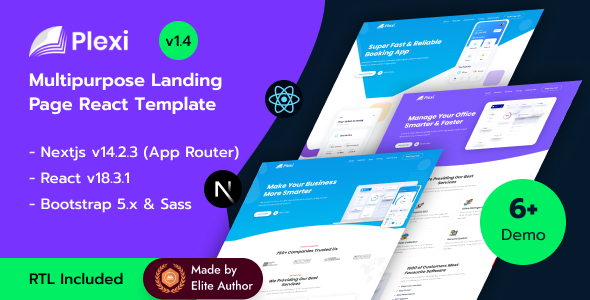 Plexi - React Nextjs 14+ Multipurpose Landing Page Template Plexi - React Nextjs 14+ Multipurpose Landing Page Template