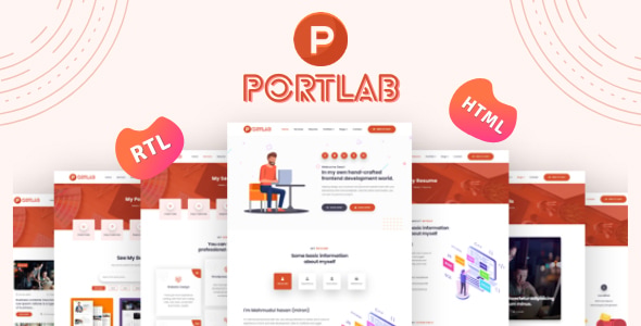 Portlab - Personal Portfolio HTML Template Portlab - Personal Portfolio HTML Template