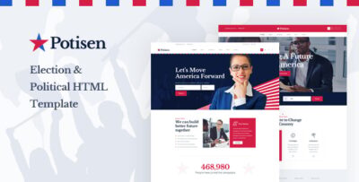 Potisen - Election & Political HTML Template