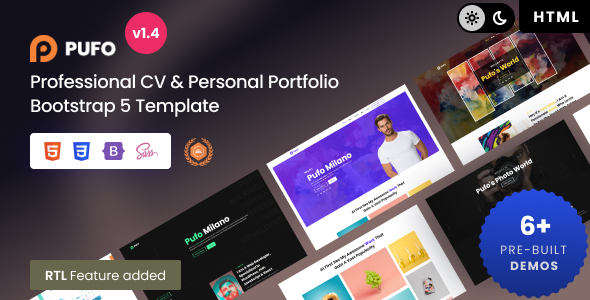 Pufo - CV Resume & Personal Portfolio Bootstrap 5 Template Pufo - CV Resume & Personal Portfolio Bootstrap 5 Template