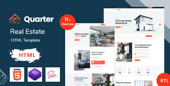 Quarter - Real Estate HTML Template Quarter - Real Estate HTML Template