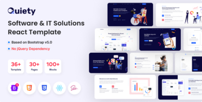 Quiety - Software & IT Solutions React Template