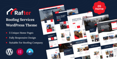 Rafter - Roofing Services WordPress Theme