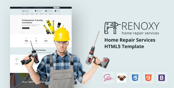 Renoxy - Home Repair Services HTML5 Template Renoxy - Home Repair Services HTML5 Template