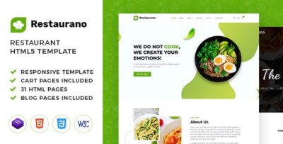 Restaurano | Restaurant HTML Template