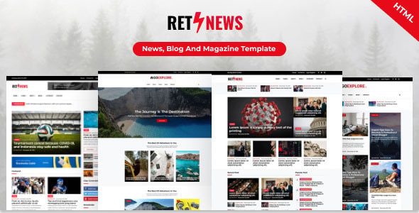 Retnews - News, Blog & Magazine Template Retnews - News, Blog & Magazine Template